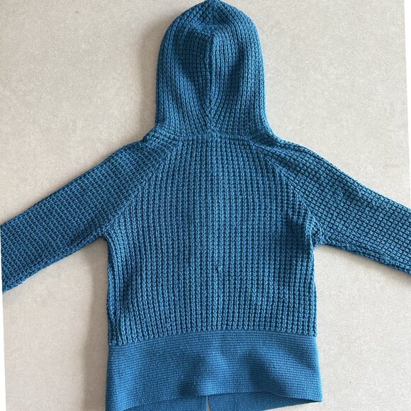 H&M Blue Wool Blend Hooded Cardigan ALT Luna Lovegood - Picture 4 of 8